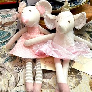 Mouse and Elephant Ballerina. NWT